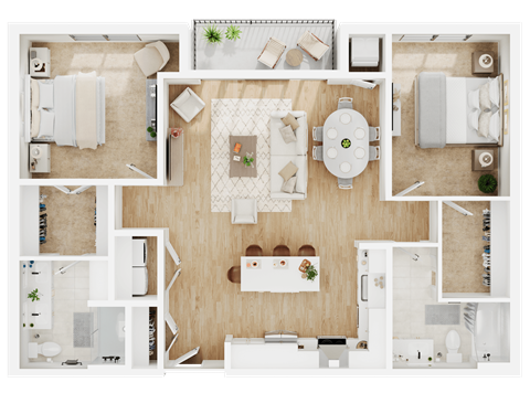 C3 Floor Plan at Lilia, Lilydale, Minnesota